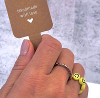 Ring HAPPY DUDE gelb