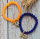 Glasperlen Armband PRETTY blau